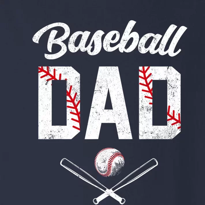 Baseball Dad Happy Fathers Day Wife Daughter Toddler Long Sleeve Shirt