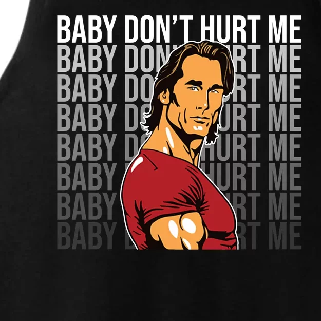 Baby Dont Hurt Me Funny Meme Ladies Tri-Blend Wicking Tank