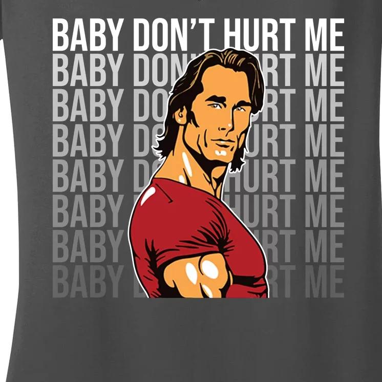 Baby Dont Hurt Me Funny Meme Women's V-Neck T-Shirt