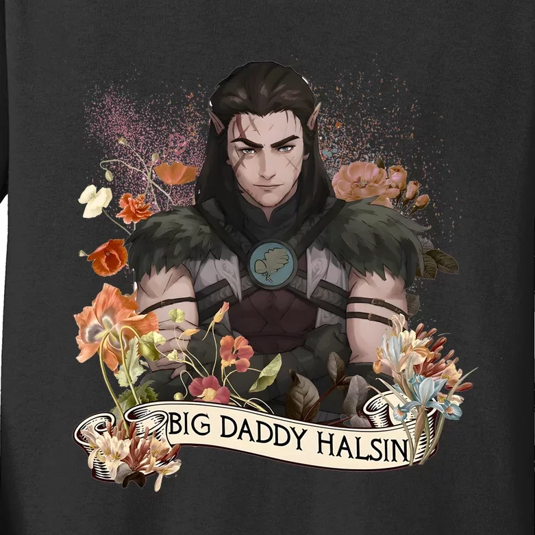 Big Daddy Halsin The Druid BaldurS Gate 3 Gamer Game Lover Kids Long Sleeve Shirt