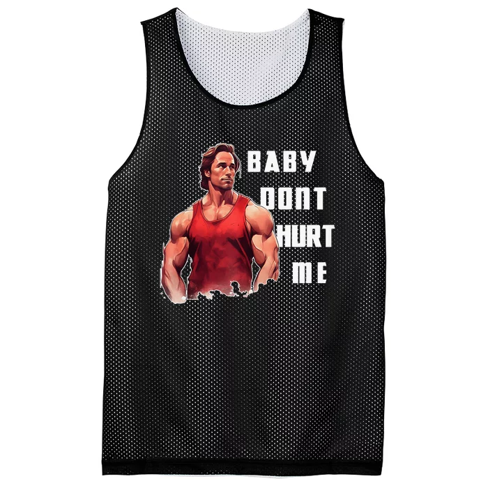 Baby Dont Hurt Funny Meme Mesh Reversible Basketball Jersey Tank