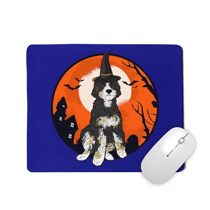 Bernedoodle Dog Halloween Mousepad