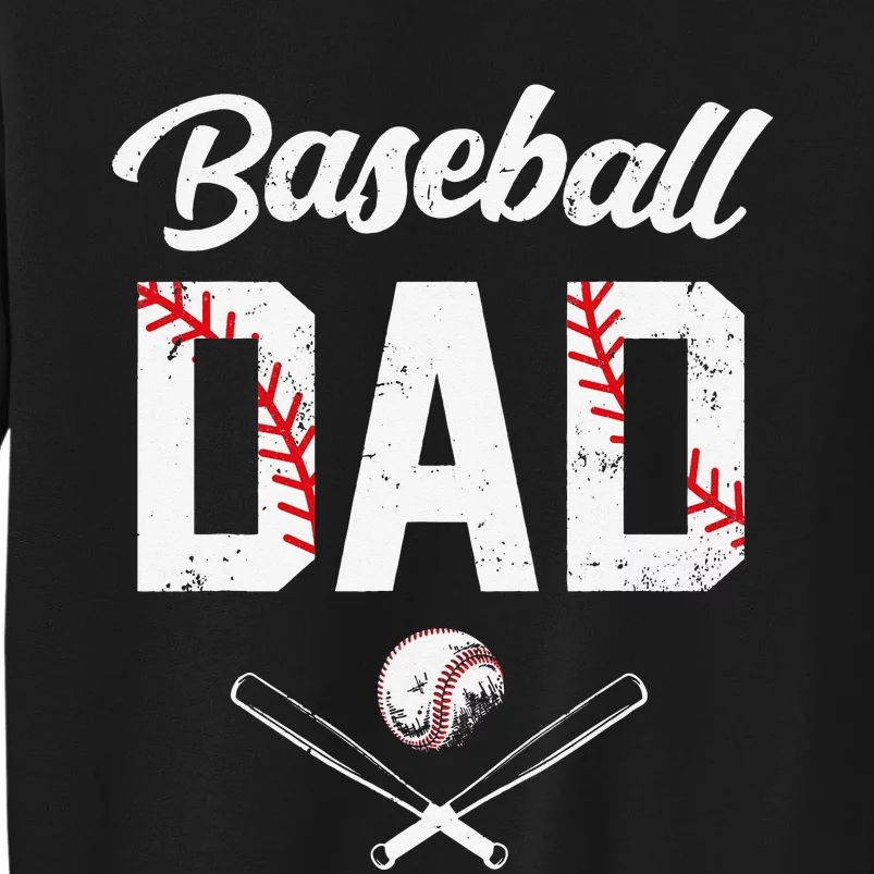 Baseball Dad Happy Fathers Day Shirts for  Boys Kid Sweatshirt