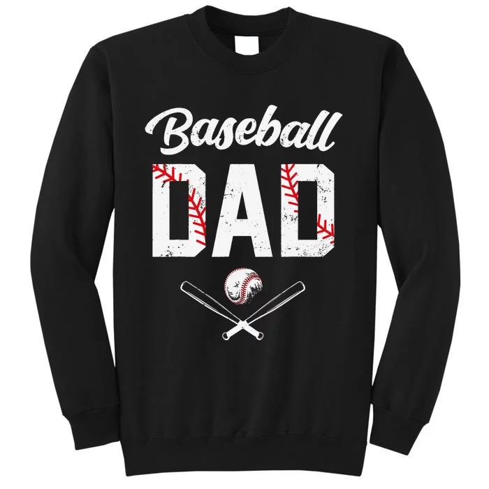 Baseball Dad Happy Fathers Day Shirts for  Boys Kid Sweatshirt