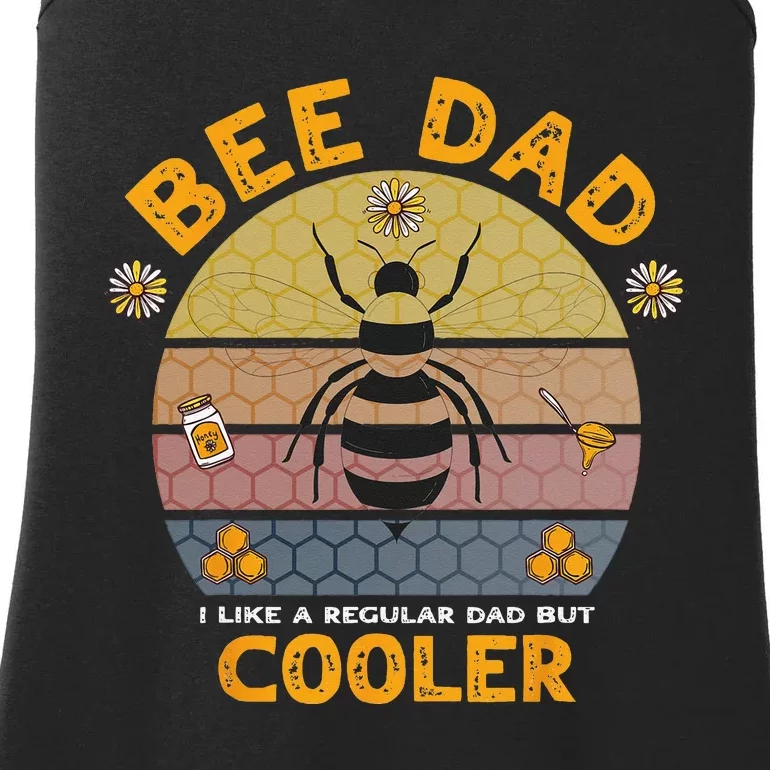 Bee Dad Honey I like A Regular Dad but Cooler Humor Ladies Essential Tank