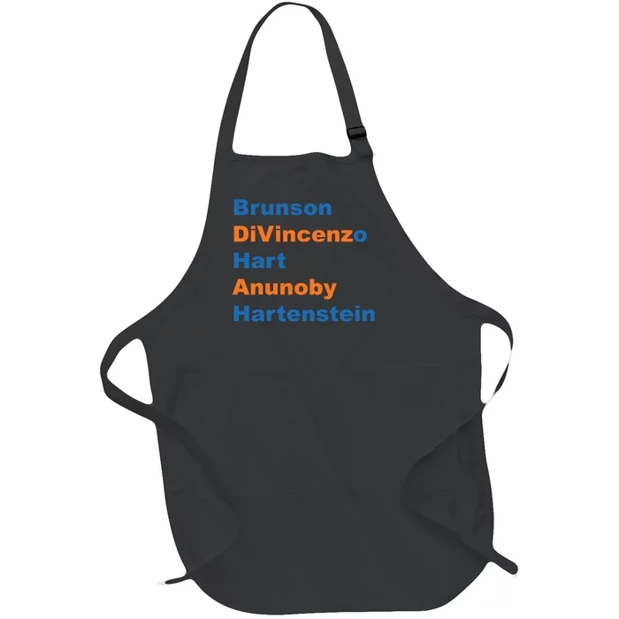 Brunson Divincenzo Hart Anunoby Hartenstein Full-Length Apron With Pocket