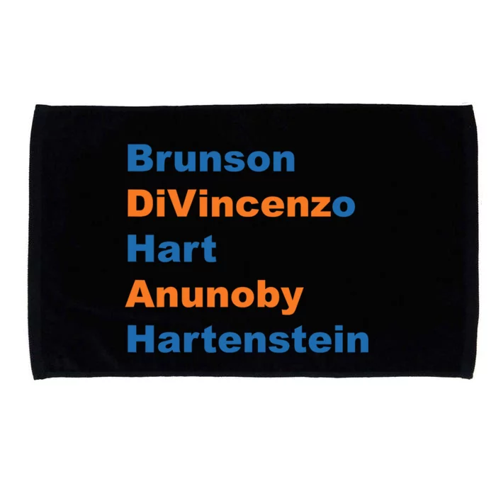 Brunson Divincenzo Hart Anunoby Hartenstein Microfiber Hand Towel