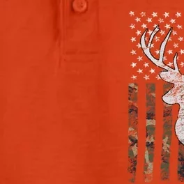 Buck Deer Hunting Camouflage Flag Hunter Funny Gift Dry Zone Grid Performance Polo