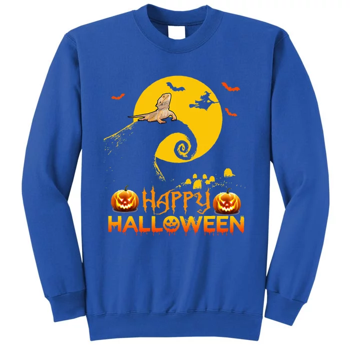 Bearded Dragon Halloween Night Tall Sweatshirt