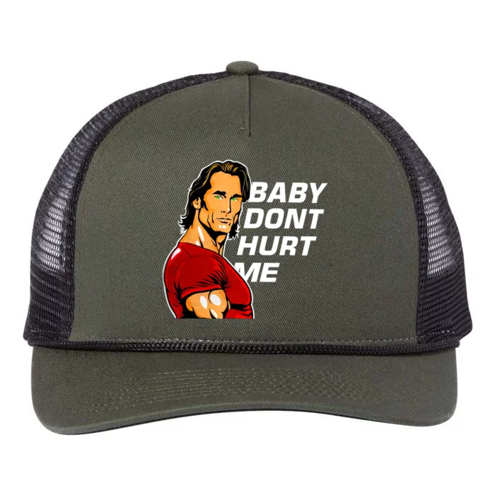 Baby Dont Hurt Me Funny Meme Retro Rope Trucker Hat Cap