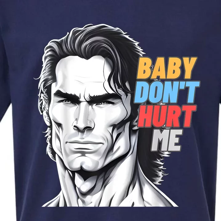 Baby Dont Hurt Me Meme Funny Sueded Cloud Jersey T-Shirt