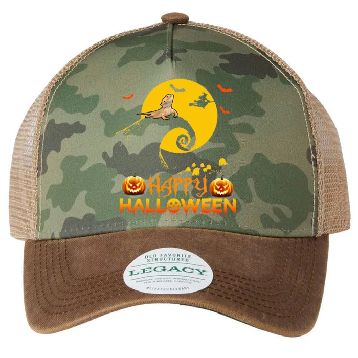 Bearded Dragon Halloween Night Legacy Tie Dye Trucker Hat