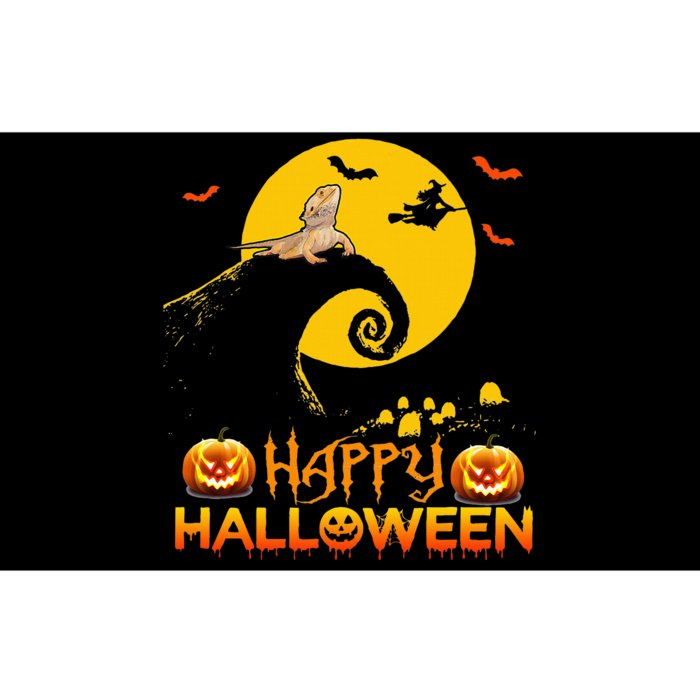 Bearded Dragon Halloween Night Bumper Sticker