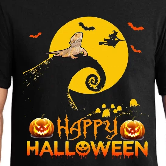 Bearded Dragon Halloween Night Pajama Set