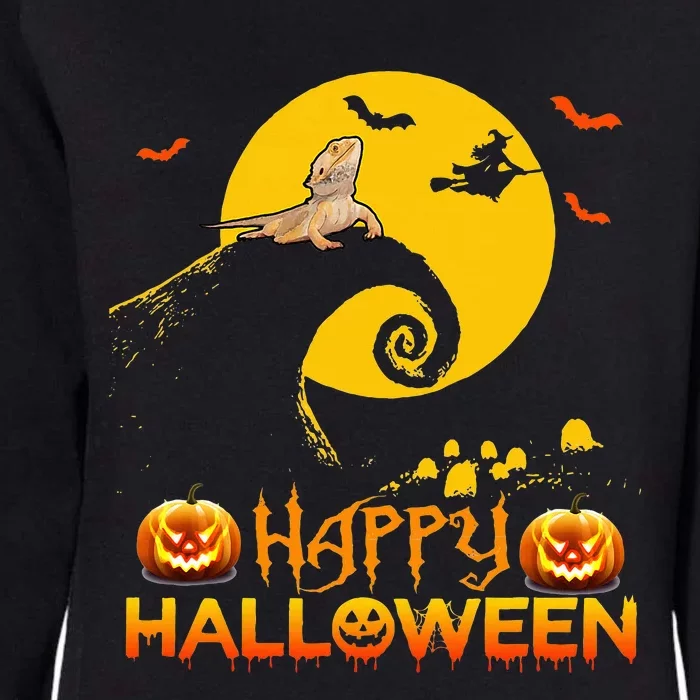 Bearded Dragon Halloween Night Womens California Wash Sweatshirt