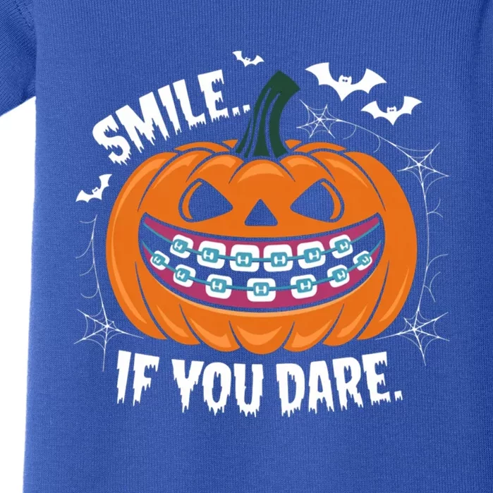 Braces Dentist Horror Gift Baby Bodysuit