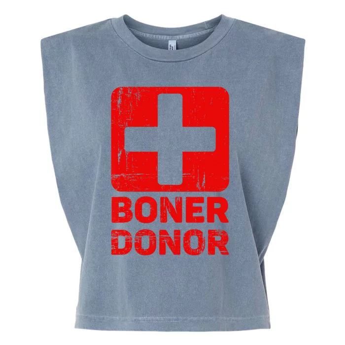 Boner Donor Halloween Garment-Dyed Women's Muscle Tee