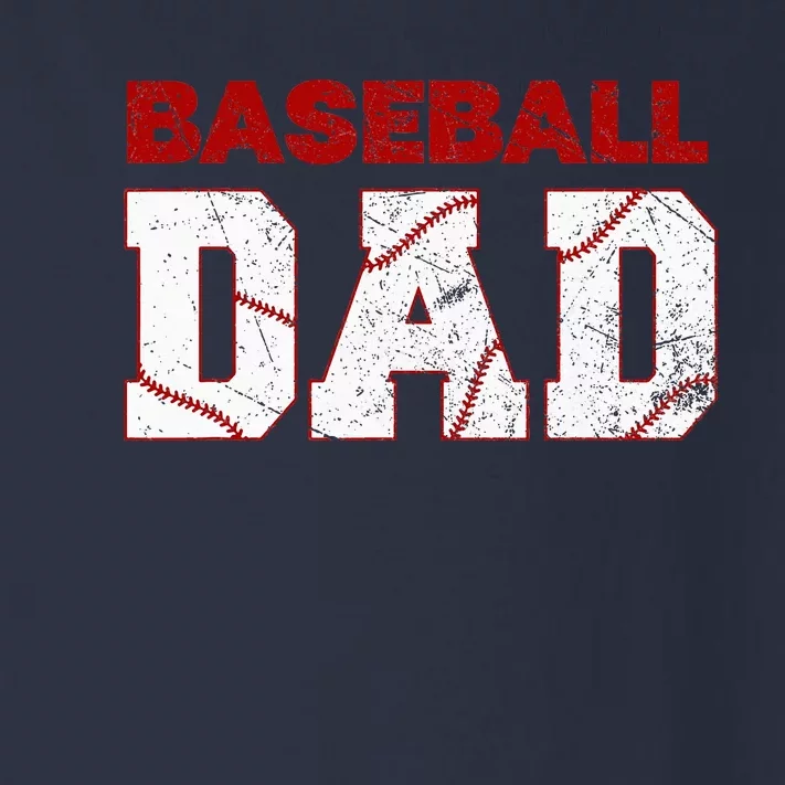 Baseball Dad Happy Fathers Day Toddler Long Sleeve Shirt