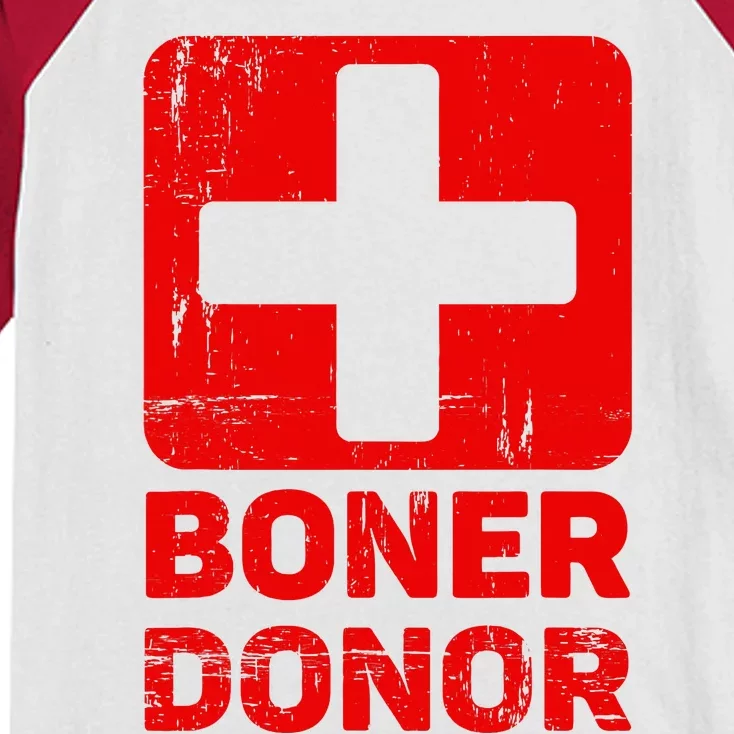 Boner Donor Halloween Kids Colorblock Raglan Jersey