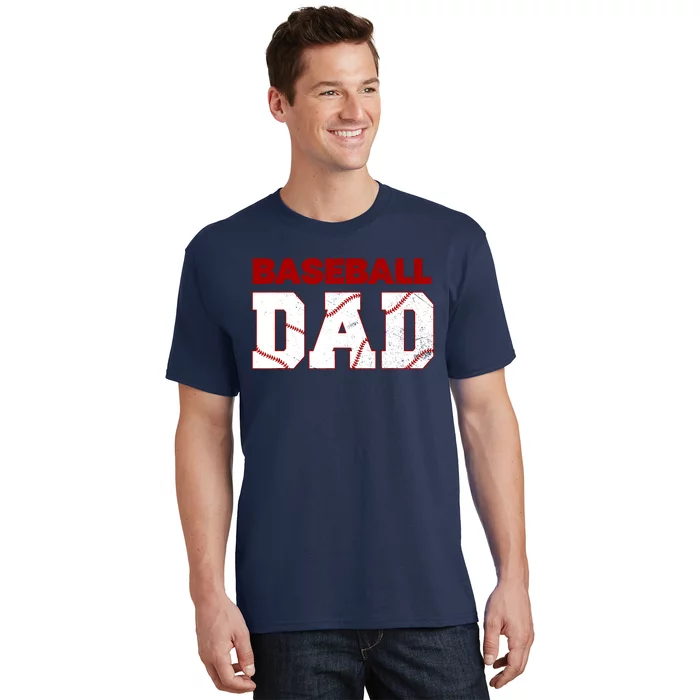 Baseball Dad Happy Fathers Days For Boy T-Shirt