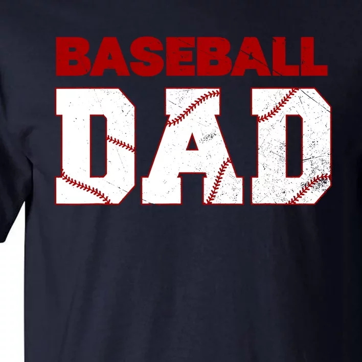 Baseball Dad Happy Fathers Days For Boy Tall T-Shirt