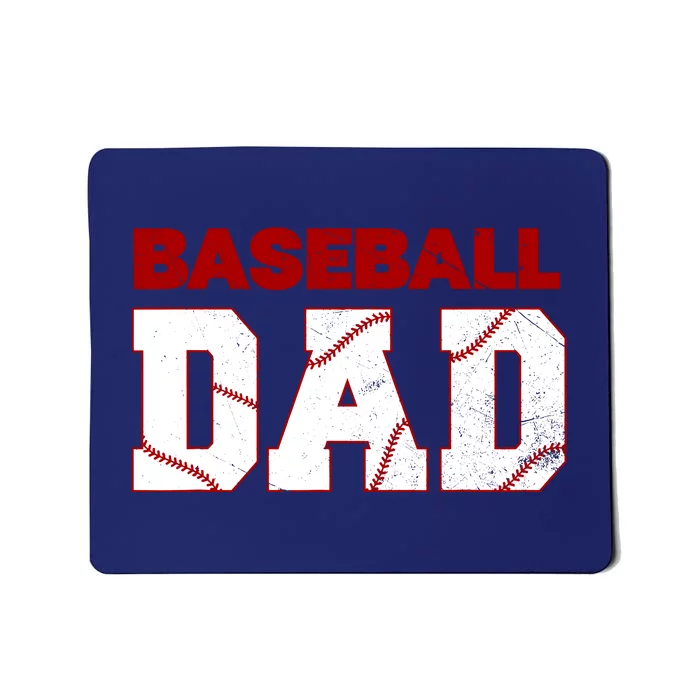 Baseball Dad Happy Fathers Days For Boy Mousepad