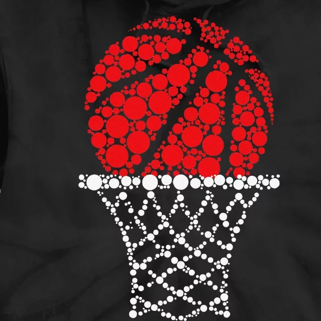 Basketball Dots Happy Dot Day Gift Tie Dye Hoodie