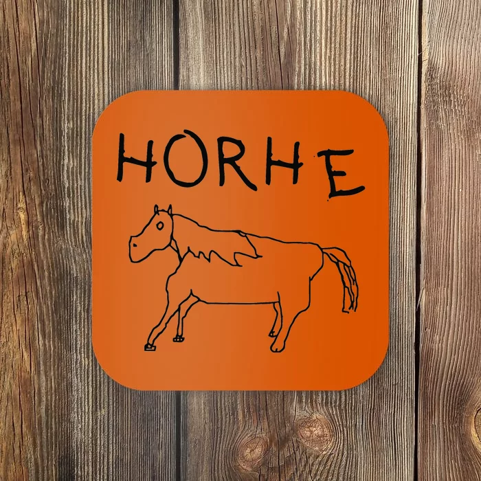 Badly Drawn Horse Coaster