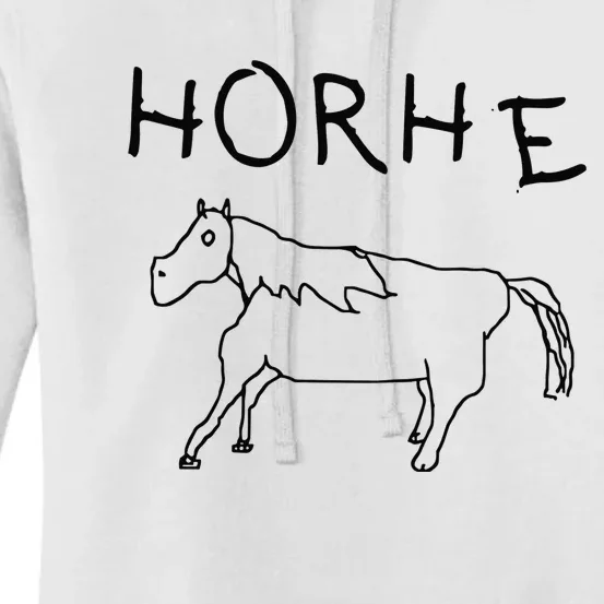 Badly Drawn Horse Women's Pullover Hoodie