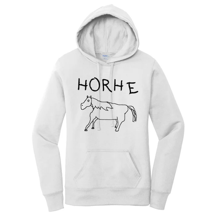 Badly Drawn Horse Women's Pullover Hoodie