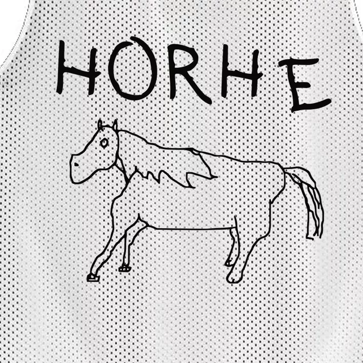 Badly Drawn Horse Mesh Reversible Basketball Jersey Tank