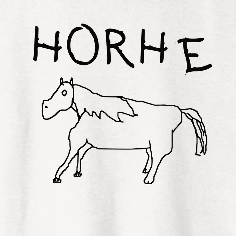 Badly Drawn Horse Women's Crop Top Tee