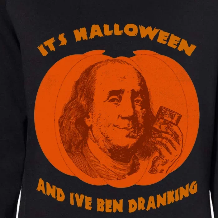 Ben Drankin Halloween Ing Benjamin Franklin Pumpkin Funny Gift Womens California Wash Sweatshirt