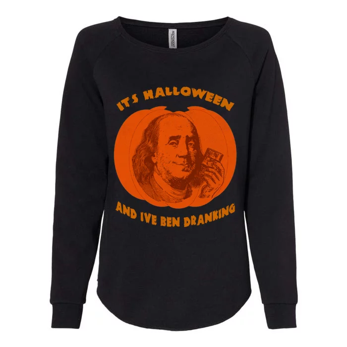 Ben Drankin Halloween Ing Benjamin Franklin Pumpkin Funny Gift Womens California Wash Sweatshirt