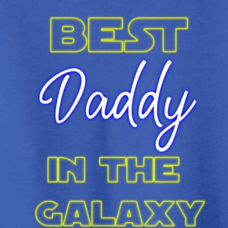 Best Daddy In The Galaxy Fathers Day Pa Pop American Dad Gift Toddler T-Shirt