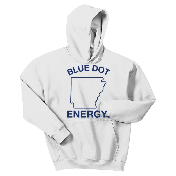 Blue Dot In A Red State Arkansas Vote Kamala Harris Walz 24 Kids Hoodie