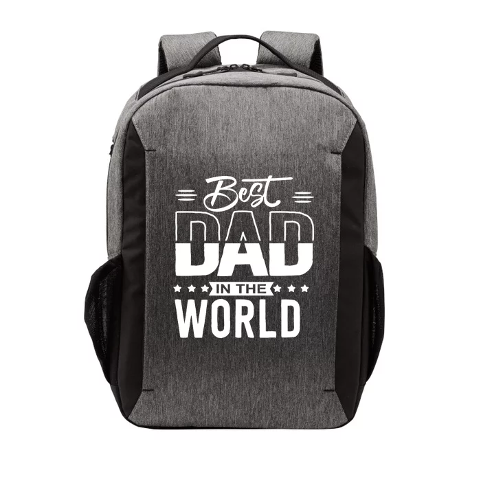 Best Dad In The World Cute Gift Vector Backpack