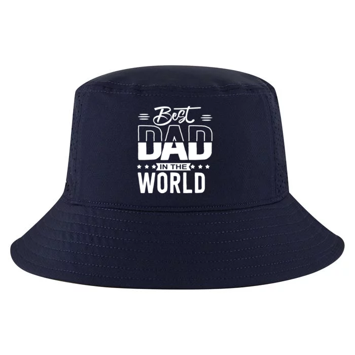 Best Dad In The World Cute Gift Cool Comfort Performance Bucket Hat