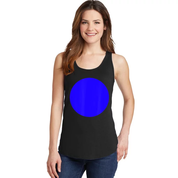 Blue Dot In A Red State Nebraska Vote Kamala Harris Walz Ladies Essential Tank