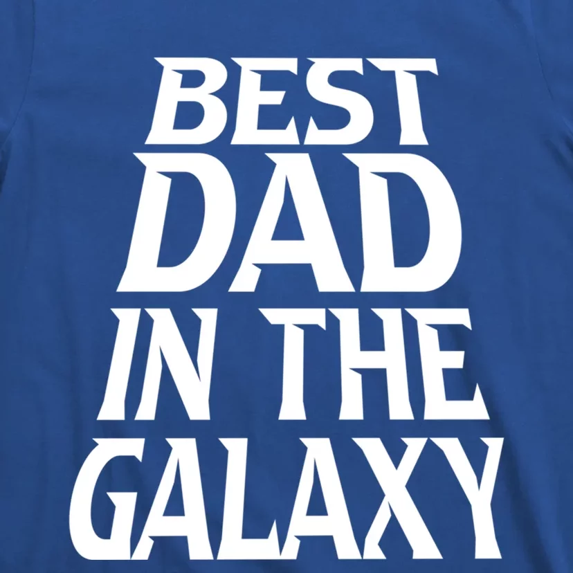 Best Dad In The Galaxy Daddy Cool Parent Retro Father Old Gift T-Shirt