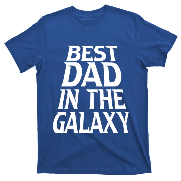 Best Dad In The Galaxy Daddy Cool Parent Retro Father Old Gift T-Shirt