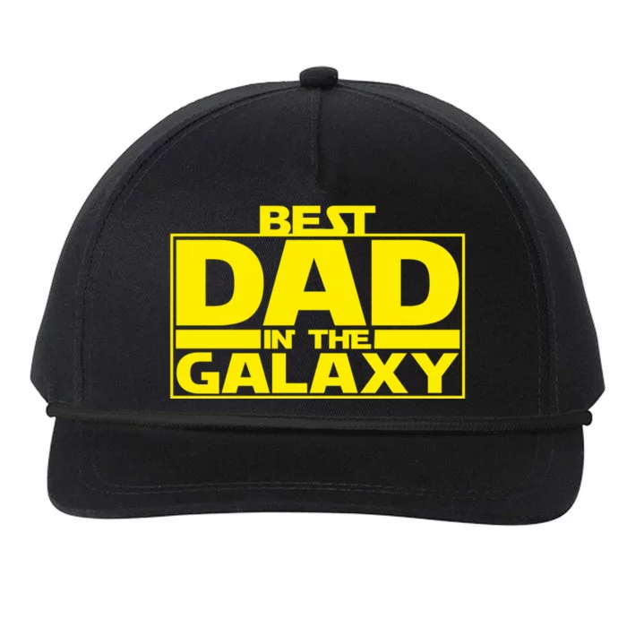 Best Dad In The Galaxy Father's Day Gift Snapback Five-Panel Rope Hat