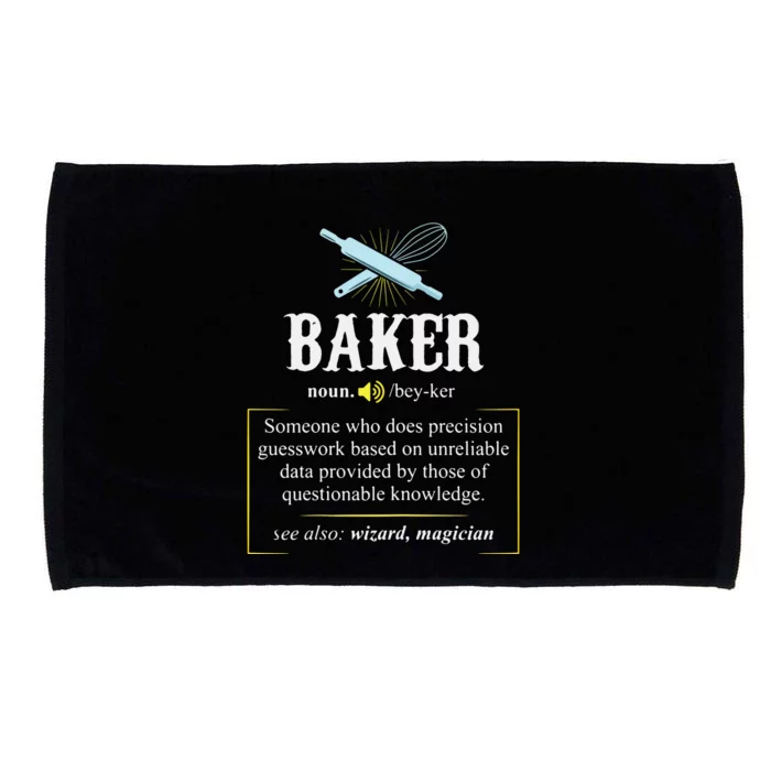 Baker Definition I Funny Baking Microfiber Hand Towel