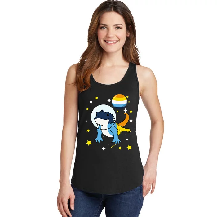 Bearded Dragon In Space Aroace Ladies Essential Tank