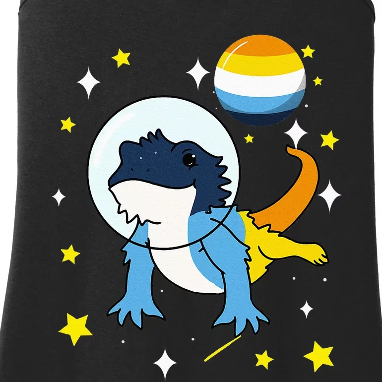 Bearded Dragon In Space Aroace Ladies Essential Tank