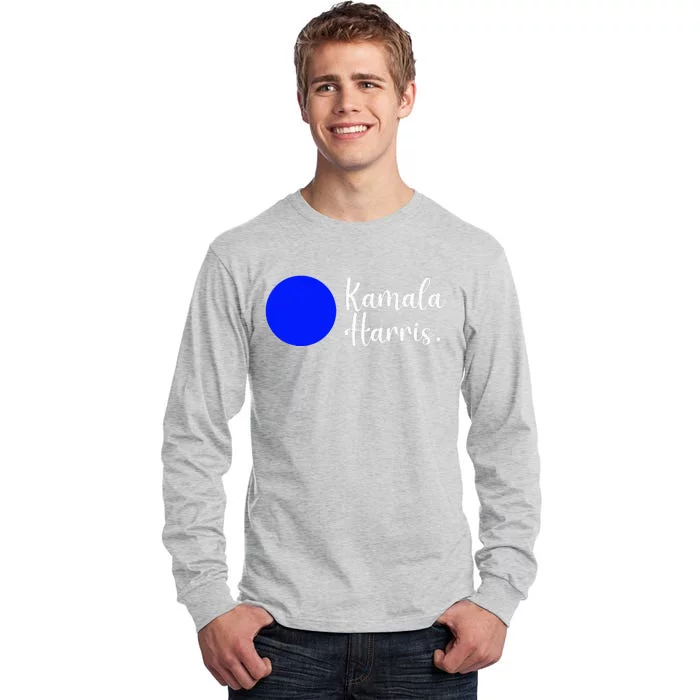 Blue Dot In A Red State Nebraska Vote Kamala Harris Walz Tall Long Sleeve T-Shirt