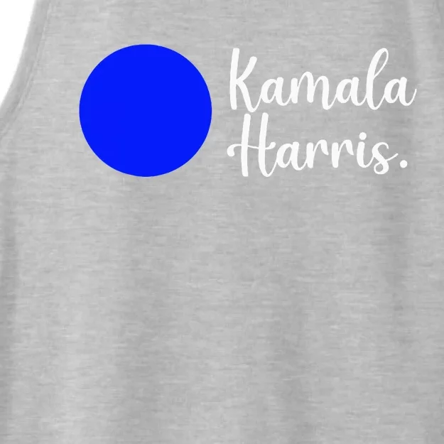 Blue Dot In A Red State Nebraska Vote Kamala Harris Walz Ladies Tri-Blend Wicking Tank