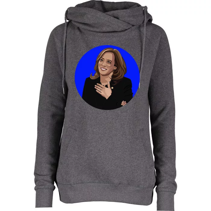 Blue Dot In A Red State Nebraska Vote Kamala Harris Walz Womens Funnel Neck Pullover Hood