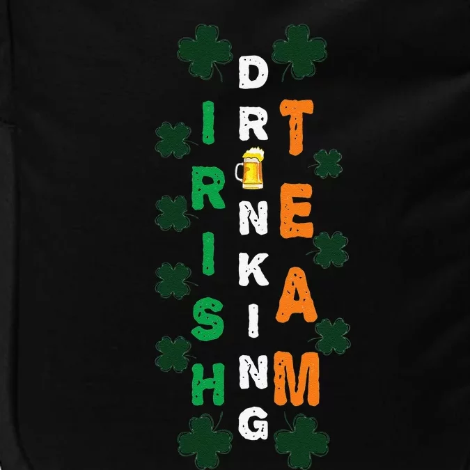 Beer Drunk Irish Drinking Team Clover Saint Patricks Day Impact Tech Backpack