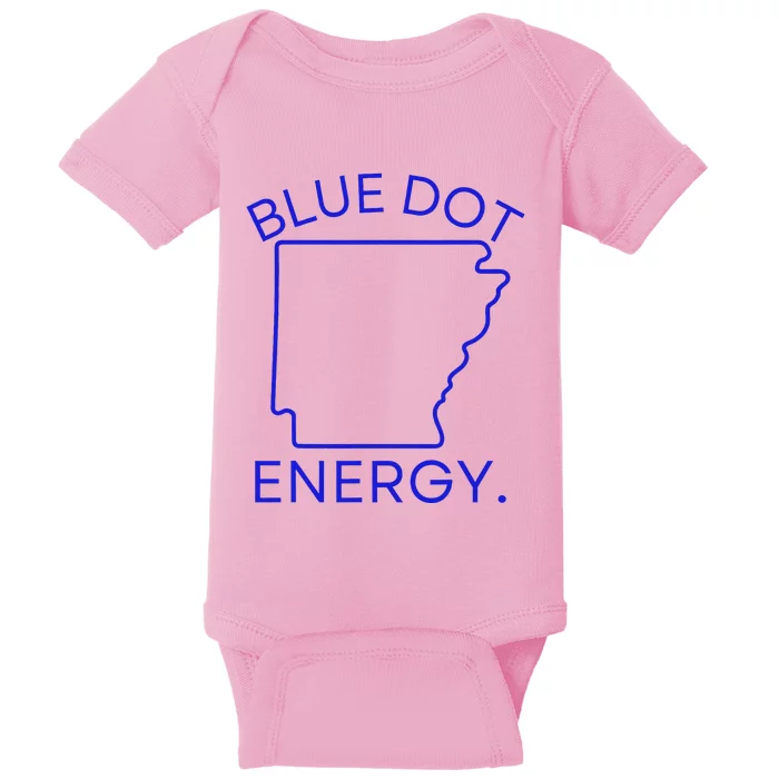 Blue Dot In A Red State Arkansas Vote Kamala Harris Walz 24 Baby Bodysuit